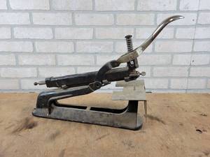 Antique Cast Iron Stapler - Approx. 17 Long x 14 Tall