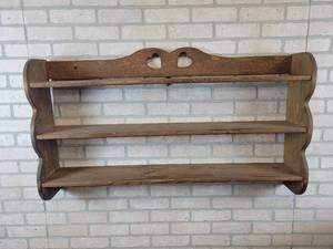 Solid Wood Wall Shelf - Approx. 43-12 x 24 x 7 - NO SHIPPING