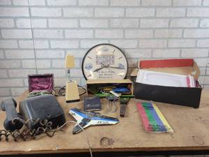 Vintage Telephone, Bumper to Bumper Clock, Advertising and More