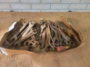 Large Lot of Antique Wrenches and More
