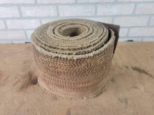 Antique Flat Pulley Belt - 7 wide - Coil is about 9 Diameter