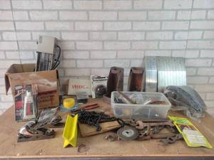 Antique Tools, Aluminum Mud Flaps, Planes, Hardware and More