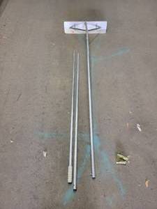 lot 692 image: Roof Snow Rake - (3) 5 Sections, Blade is 24 x 6 - NO SHIPPING