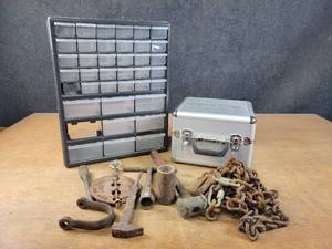 lot 702 image: Parts Organizer, Makita Tool Case, Tools and More - NO SHIPPING