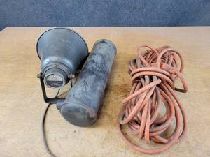 lot 765 image: Heavy Duty Extension Cord, Motorola Horn Speaker and Muffler