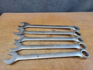 lot 768 image: PROTO Combination Wrenches, Includes 2-12, 2-38, 2-316, 2-18 and 2-116