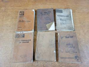 lot 786 image: (6) Caterpillar Parts Manuals