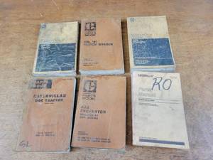 lot 789 image: (6) Caterpillar Parts Manuals