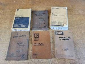 lot 792 image: (6) Caterpillar Parts Manuals