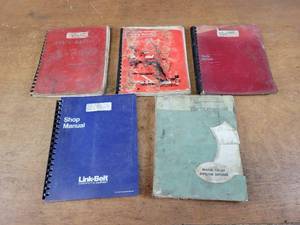 lot 793 image: (5) Link Belt Manuals and More