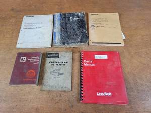 lot 794 image: (6) CUMMINS, Caterpillar and Link Belt Manuals