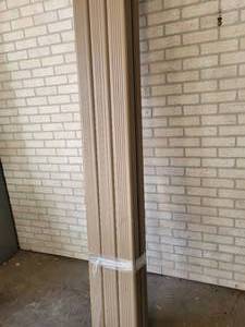 lot 800 image: (6) Aluminum Gutter Downspouts - 10 Long Each - NO SHIPPING