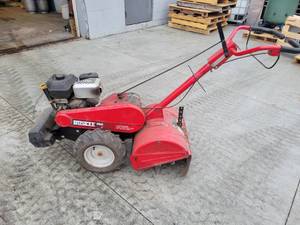 lot 643 image: Huskee Rear Tine Garden Tiller- 6hp Engine, 18 Tilling Width,  Dual Direction Tines - NO SHIPPING