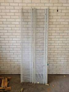 lot 689 image: Lot of (10) 6 x 12 Closet Maid White Wire Shelves - NO SHIPPING