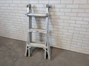 lot 857 image: KELLER 13 Aluminum Multi-Position Ladder - Model KMT-13 - NO SHIPPING