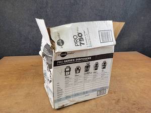 lot 879 image: New in box insinkerator 750 Food Waste Disposal - Box Damaged