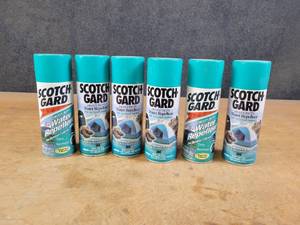lot 884 image: (6) Cans of 3M Scotch Guard - All Seem Full - NO SHIPPING
