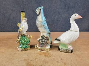 lot 1071 image: (3) Vintage Liquor Decanters - Jim Beam and Garnier - NO SHIPPING