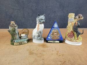 lot 1081 image: (4) Vintage Liquor Decanters - Jim Beam and More - NO SHIPPING