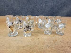 lot 1085 image: (10) Schmidt Beer Wildlife Series Beer Mugs - NO SHIPPING