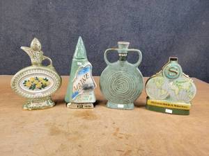 lot 1093 image: (4) Vintage Liquor Decanters - Jim Beam and More - NO SHIPPING