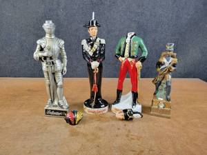 lot 1099 image: (4) Vintage Liquor Decanters - NO SHIPPING