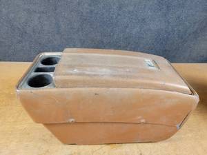 lot 1114 image: Vintage GMC Center Console and Cup Holder - Approx. 21 x 12 x 11