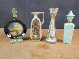 lot 1123 image: (4) Vintage Liquor Decanters - NO SHIPPING