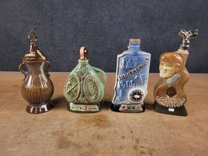lot 1128 image: (3) Vintage Liquor Decanters - Glen Campbell - NO SHIPPING