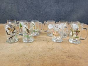 lot 1130 image: (10) Schmidt Beer Wildlife Series Mugs - NO SHIPPING