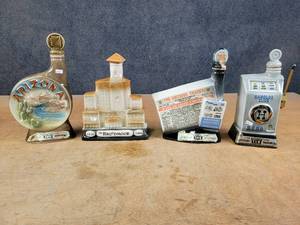 lot 1138 image: (4) Vintage Liquor Decanters - NO SHIPPING