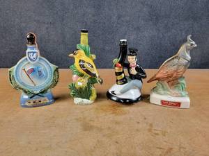 lot 1139 image: (4) Vintage Liquor Decanters - NO SHIPPING