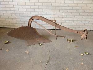 lot 1019 image: Antique 1-Bottom Horse Drawn Plow - Approx. 56 Long - NO SHIPPING