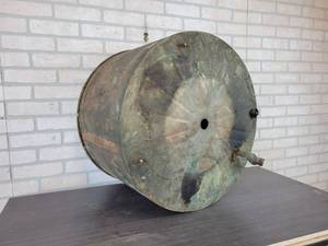 lot 1057 image: Large Vintage Copper Pot with Spigot - NO SHIPPING