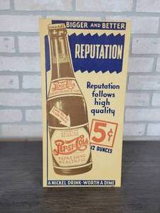 lot 1066 image: Vintage Pepsi Ad