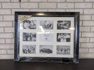 lot 1216 image: 18 x 24 Frame with Mats for 9-4 x 6 pictures - NO SHIPPING