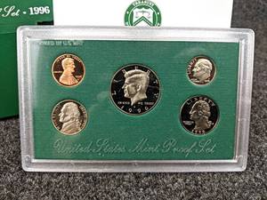 lot 1010 image: 1996 United States Mint Proof Set