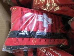 16 new  various size first aid kits...