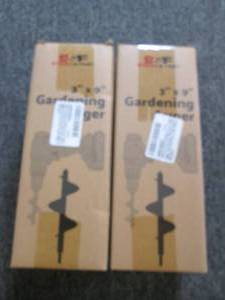 2 new 3 inch x 9 inch gardening aug...