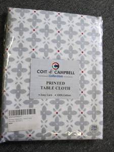 new printed tablecloth 54 inch x 54...