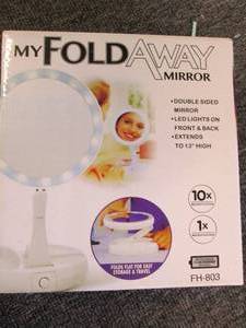 new my foldaway mirror ...