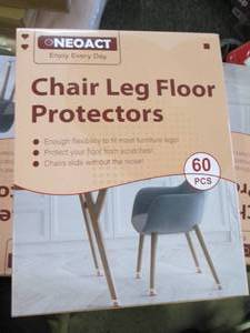 7 new packages of chair leg floor p...