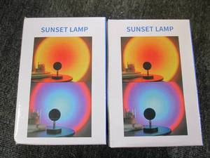 2 new sunset lamps ...