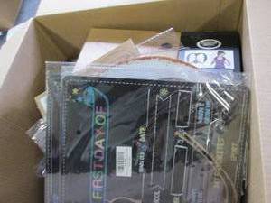 box of new misc please see pictures...