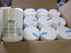case of 12 clean cide wipes...