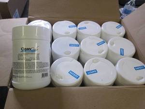 case of 12 clean cide wipes...
