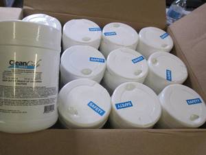 case of 12 clean cide wipes...