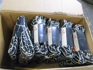 box of 5 halloween tablecloths , bo...
