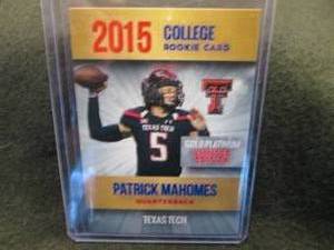 lot 24 image: 2015 College Rookie Patrick Mahomes...