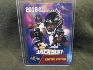 lot 26 image: 2018 Rookie Gems Lamar Jackson Card...